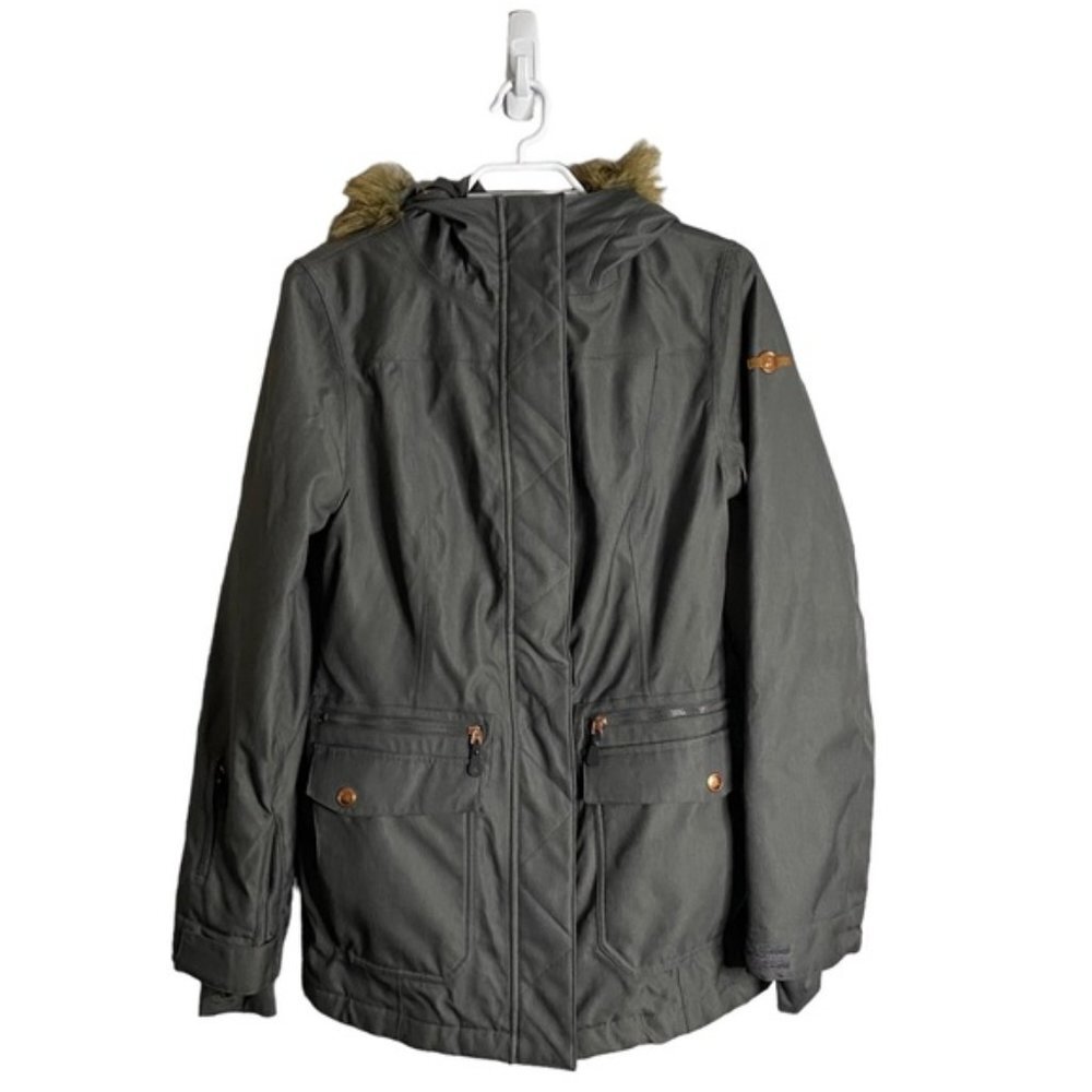 FireFly Women's AquaMax Elite Brigid Winter Faux Fur Hooded Snow Jacket